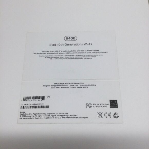 Lot of 3 EMPTY BOXES iPad 9th Generation iPad Pro 4th Gen Retail Product Box - Picture 9 of 10